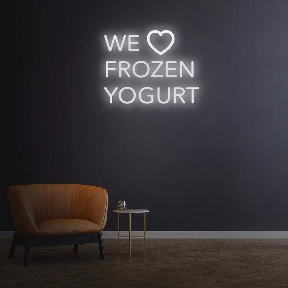 We Love Frozen Yogurt | LED Neon Sign