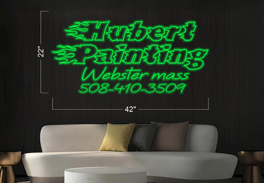 Hubert Painting | LED Neon Sign