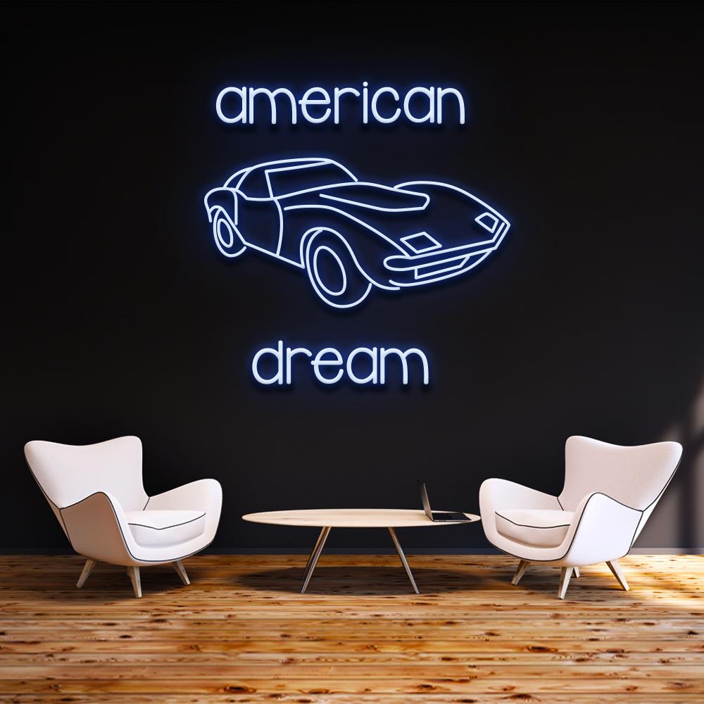 American Dream Car | LED Neon Sign