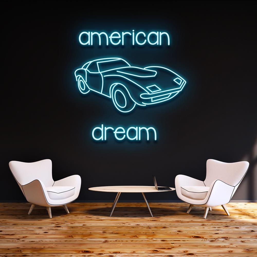 American Dream Car | LED Neon Sign