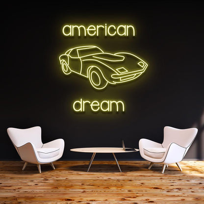 American Dream Car | LED Neon Sign