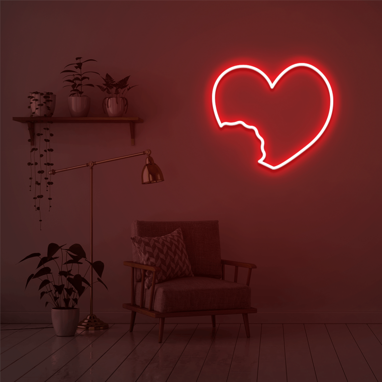 Bitten Heart | LED Neon Sign