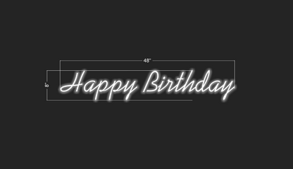 Happy Birthday | LED Neon Sign