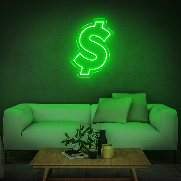 'Dollar' | LED Neon Sign