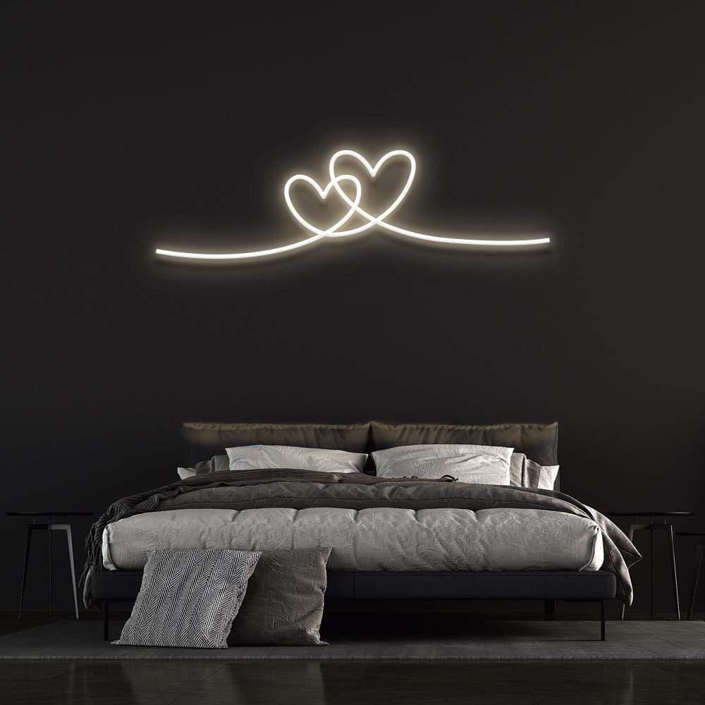 'Double Heart' | LED Neon Sign