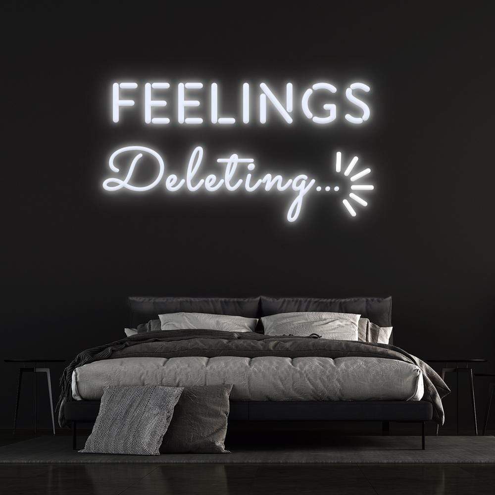 'Deleting Feelings' | LED Neon Sign