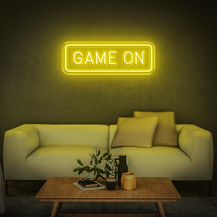 'Game On' | LED Neon Sign