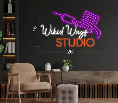 Wikid Ways Studio Tattoo_H529 | LED Neon Sign