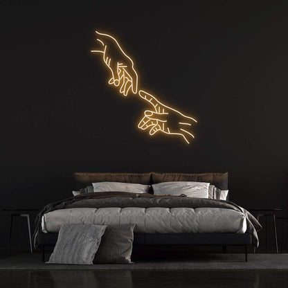 Hands of God | LED Neon Sign