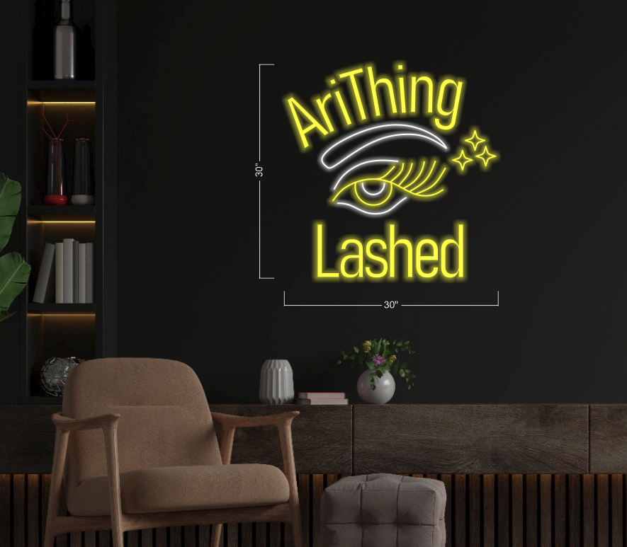 Arithing Lashed | LED Neon Sign