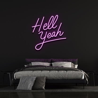 Hell Yeah | LED Neon Sign