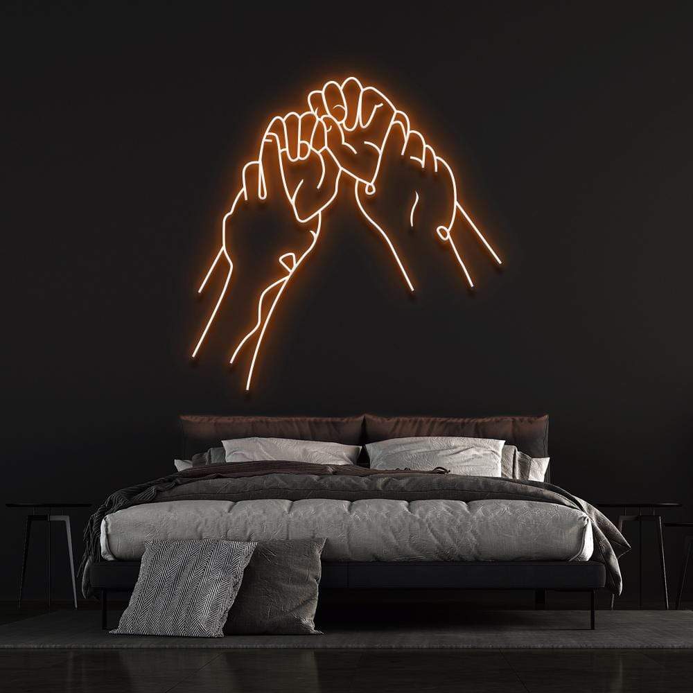 'Hold Hands' | LED Neon Sign