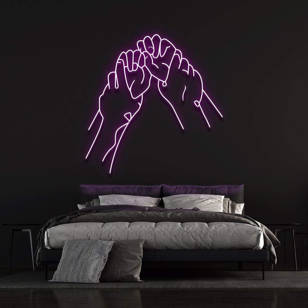 'Hold Hands' | LED Neon Sign