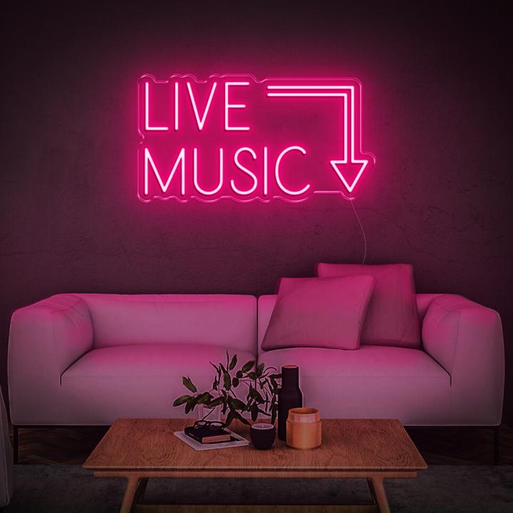 'Live Music' | LED Neon Sign