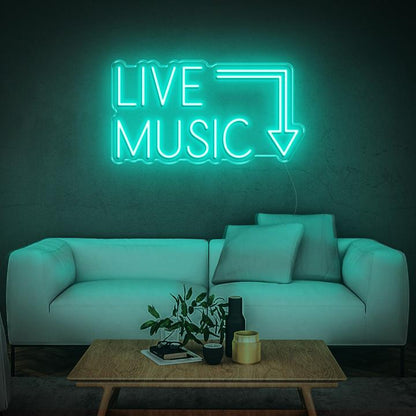 'Live Music' | LED Neon Sign