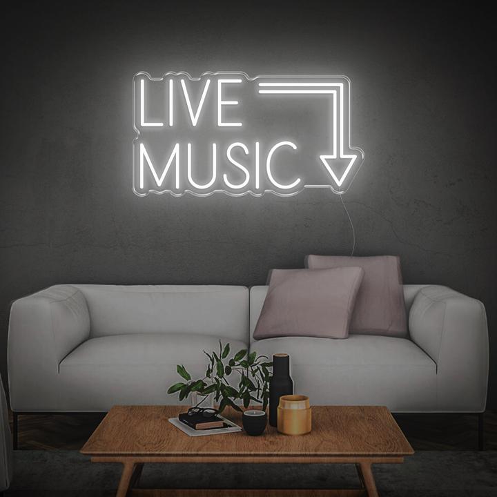 'Live Music' | LED Neon Sign