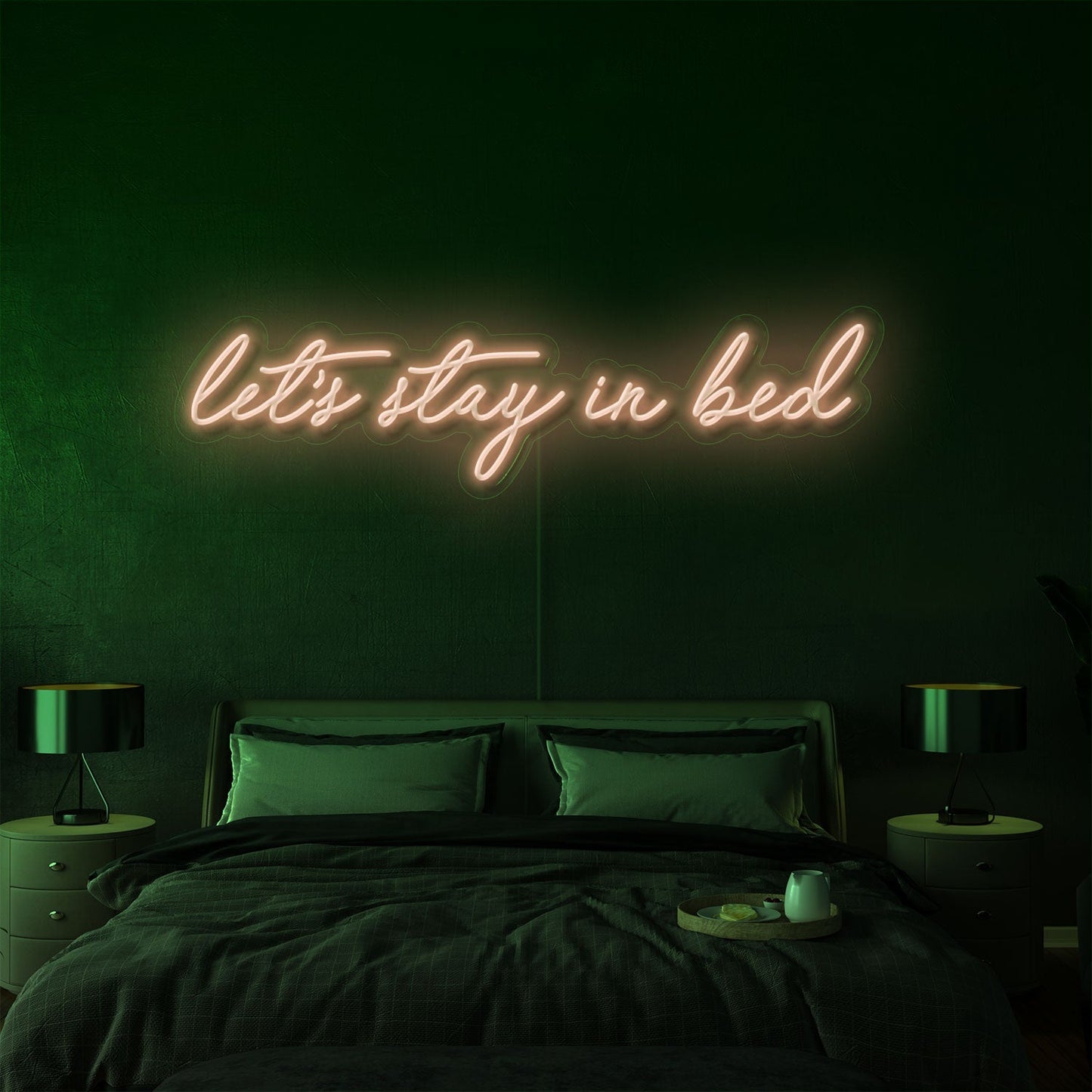 Let's Stay In Bed | LED Neon Sign