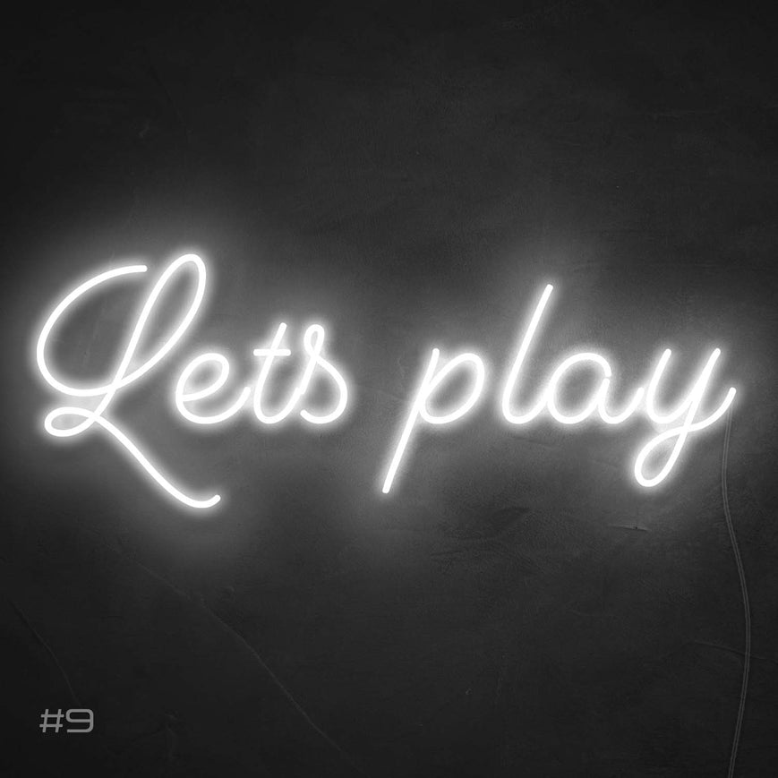 Let's Play | LED Neon Sign