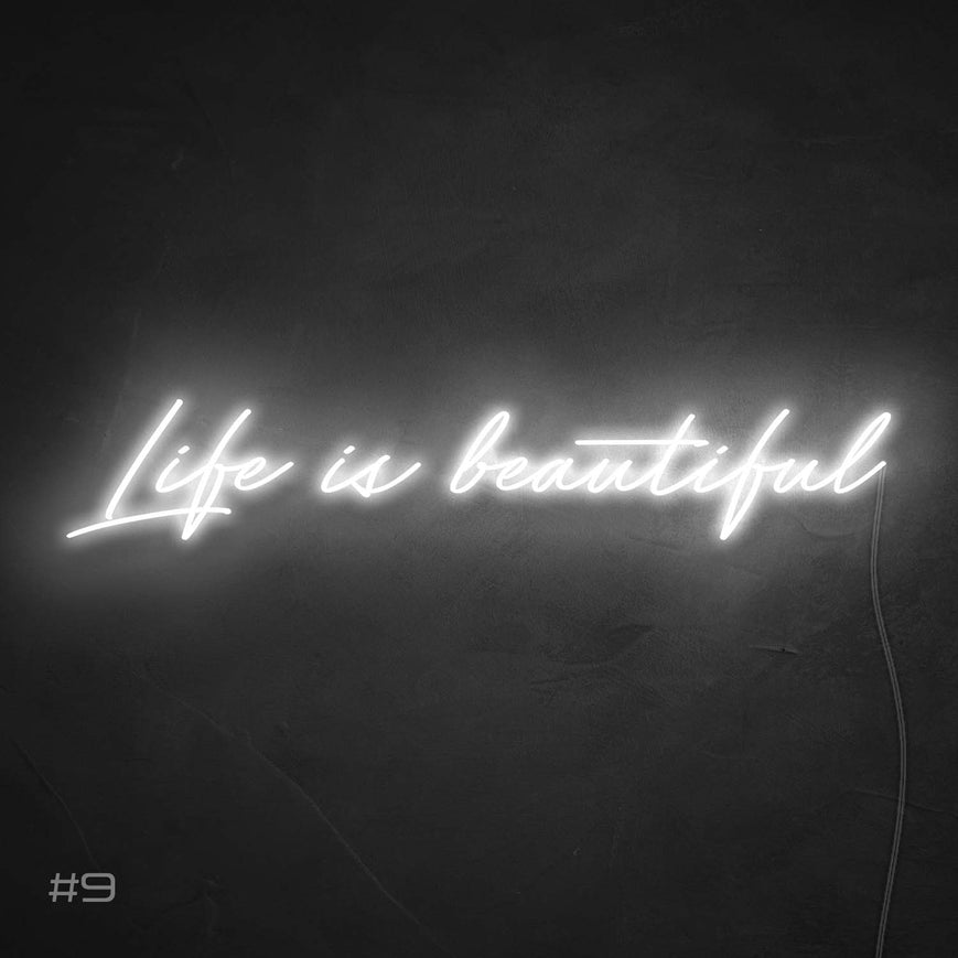 Life Is Beautiful | LED Neon Sign