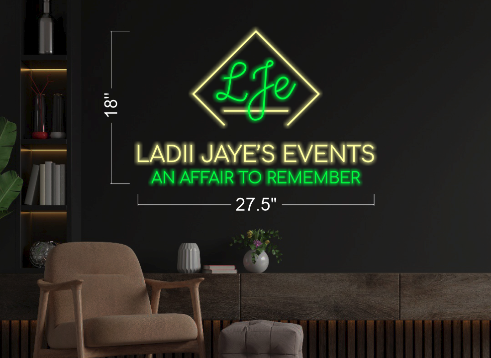 Ladi Jaye's Events | LED Neon Sign