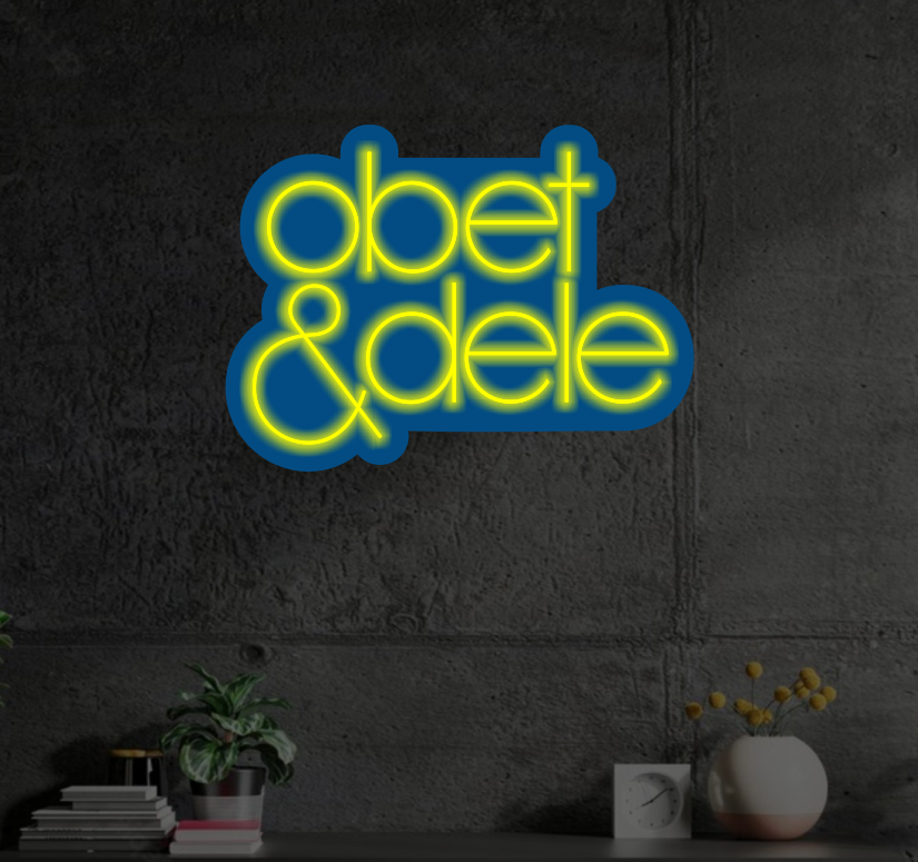 Obet & Dele | LED Neon Sign