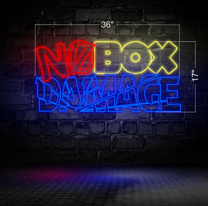 NO BOX DAMAGE & MNM logo | LED Neon Sign