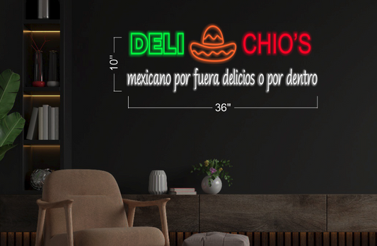 Deli Chio's | LED Neon Sign