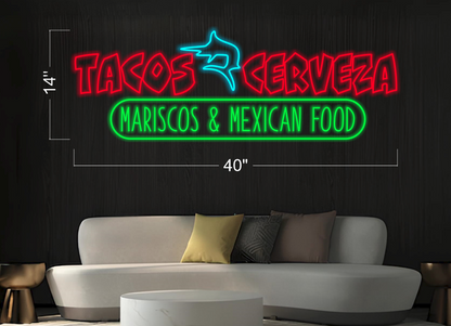 TACOS CERVERA | LED Neon Sign