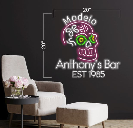 Modelo Anthony Bar's EST 1985 | LED Neon Sign