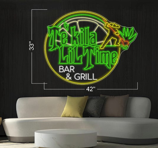 Te Kila Lil Time Bar & Grill | LED Neon Sign