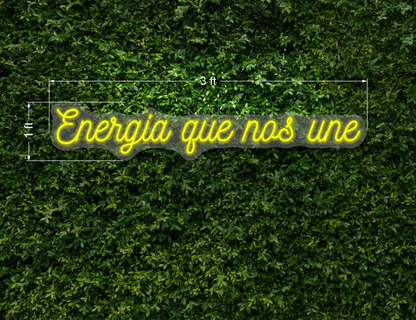 1- sign energym no circle - 1 sign “Energia que nos une!“ | LED Neon Sign