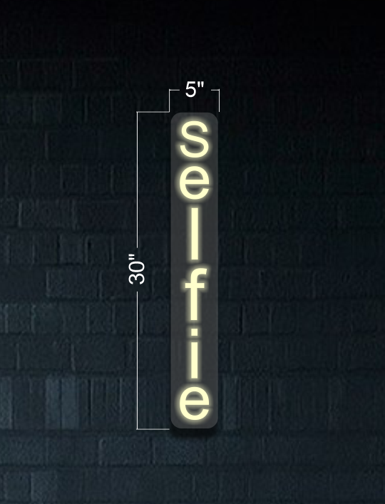 Selfie | LED Neon Sign