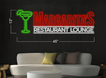 Margaritas's Restaurant&lounge | LED Neon Sign