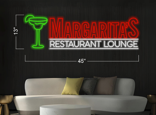 Margaritas's Restaurant&lounge | LED Neon Sign