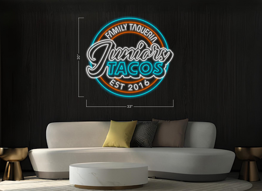 Juniors tacos | LED Neon Sign