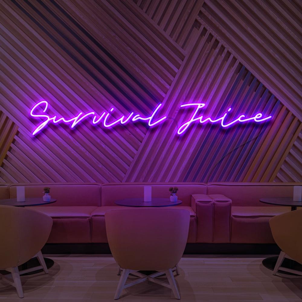 Survival Juice | LED Neon Sign