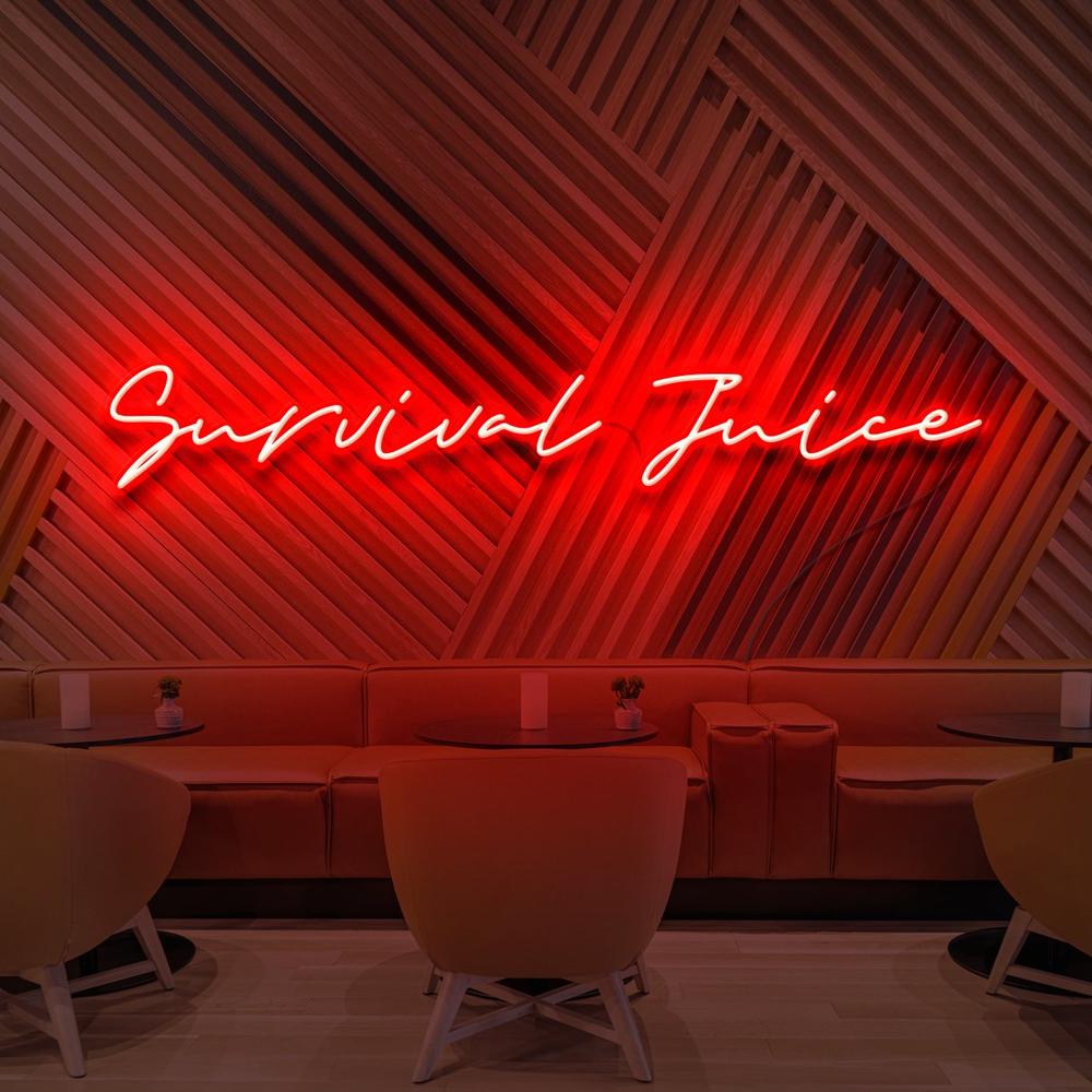 Survival Juice | LED Neon Sign