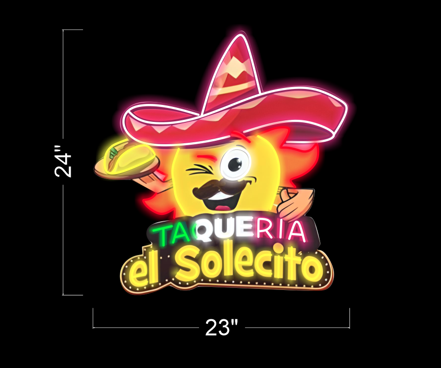 Taqueria El Solecito | LED Neon Sign_K