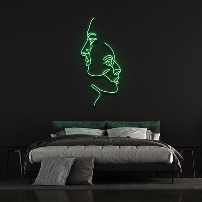 Two Faces | LED Neon Sign