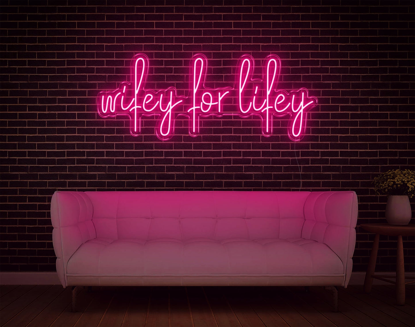 Wifey For Lifey | LED Neon Sign