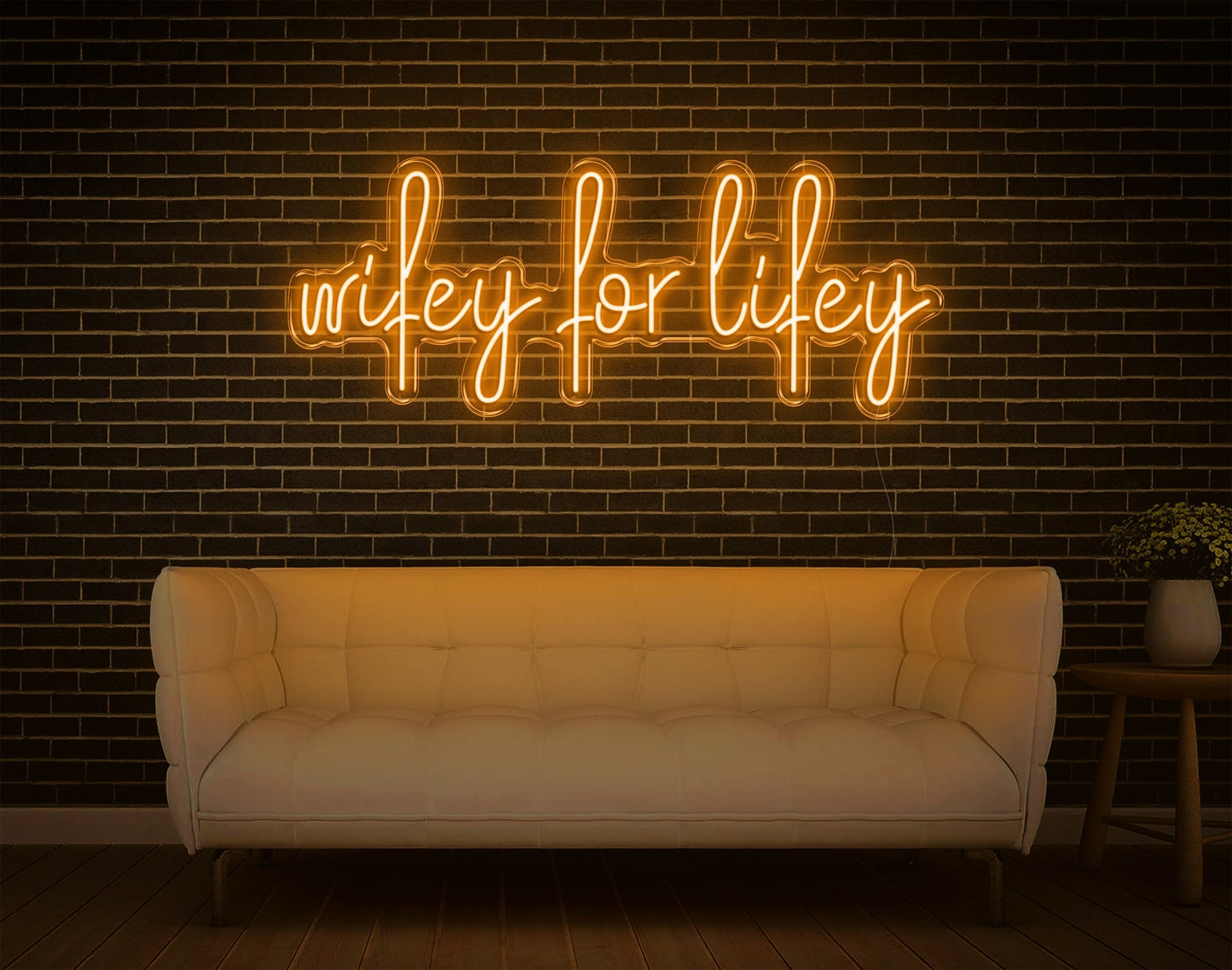 Wifey For Lifey | LED Neon Sign