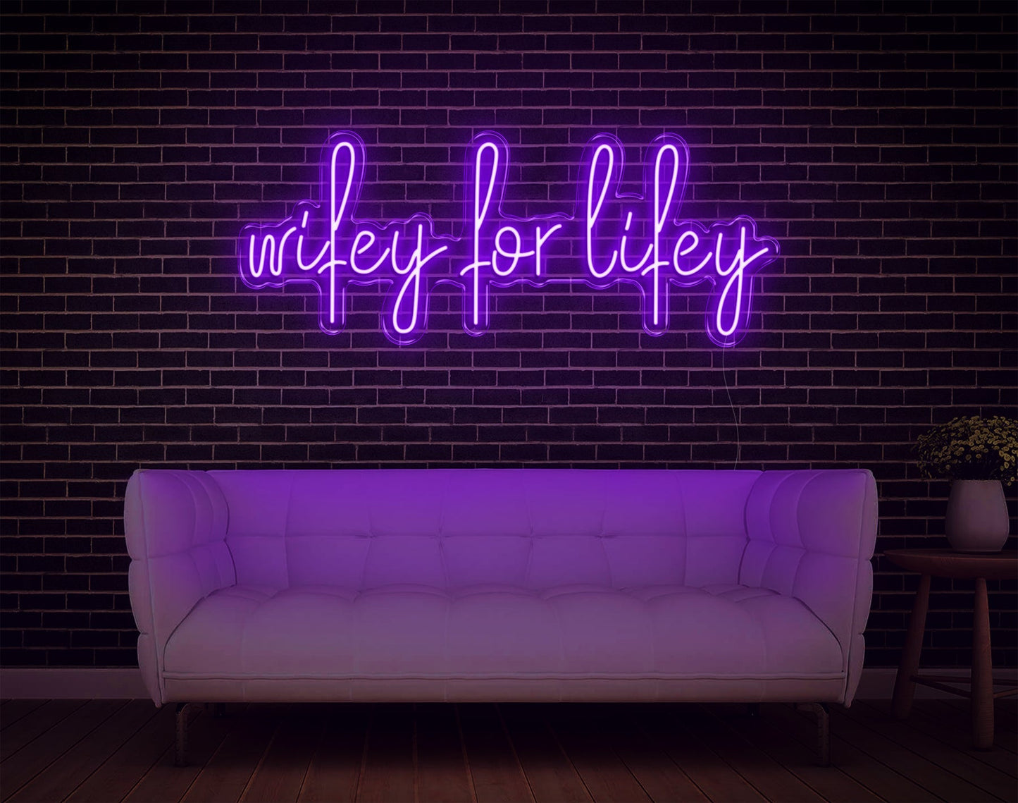 Wifey For Lifey | LED Neon Sign