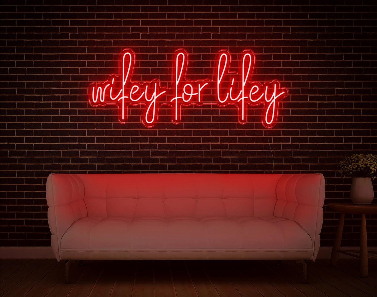 Wifey For Lifey | LED Neon Sign