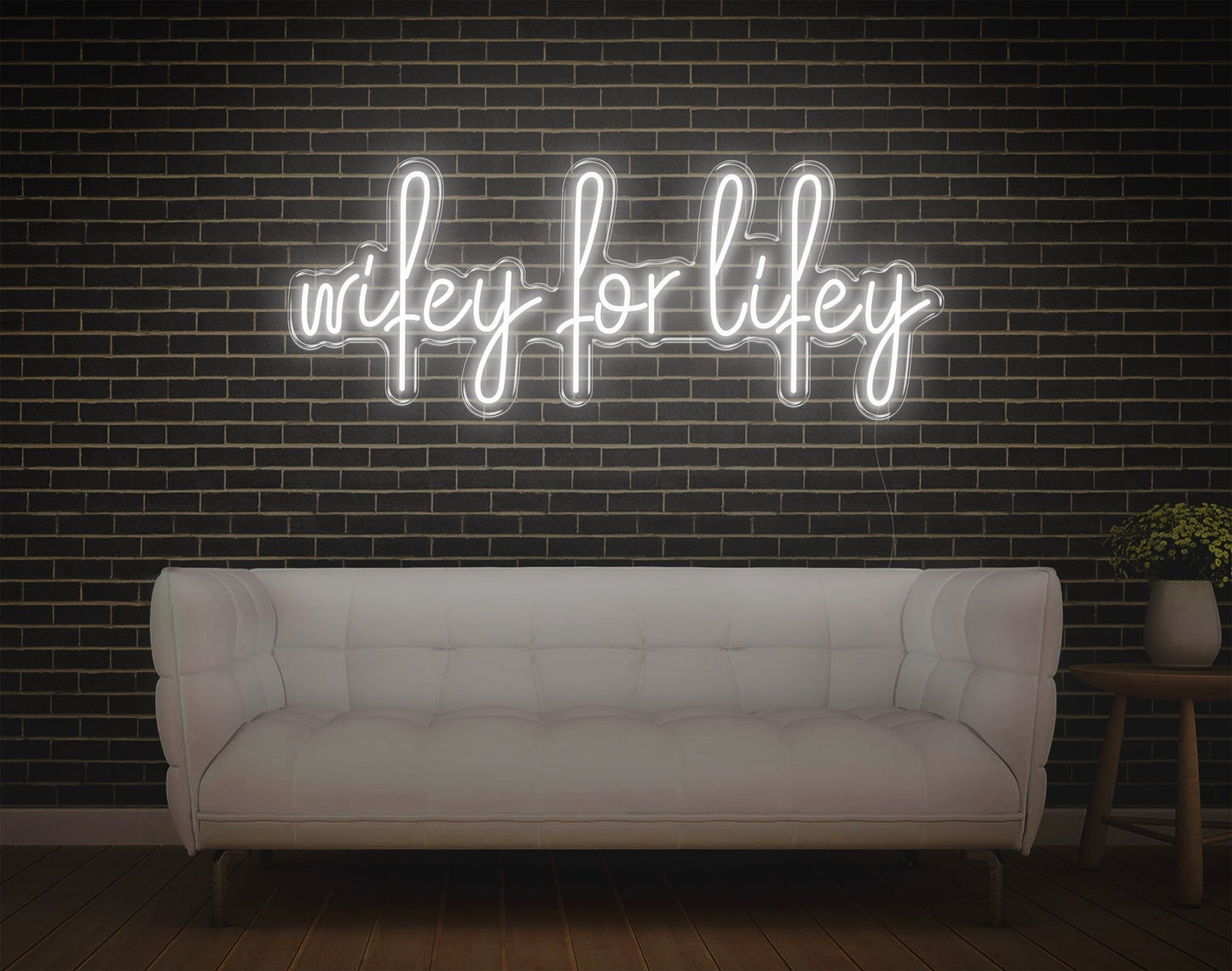 Wifey For Lifey | LED Neon Sign