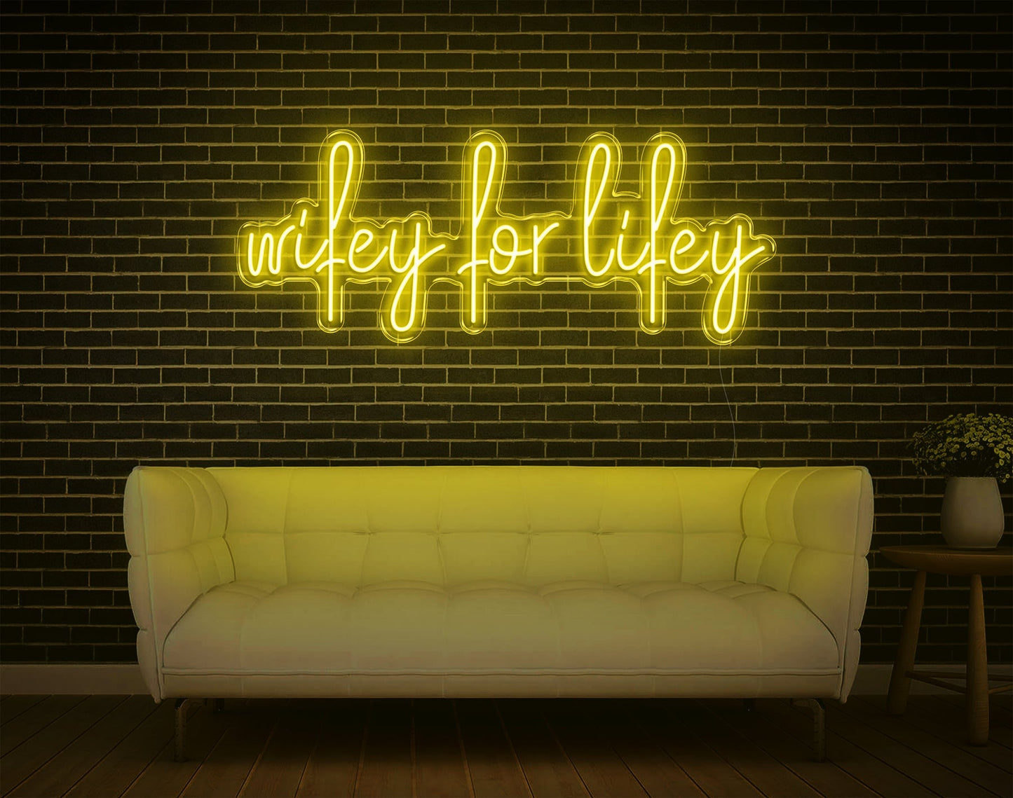 Wifey For Lifey | LED Neon Sign