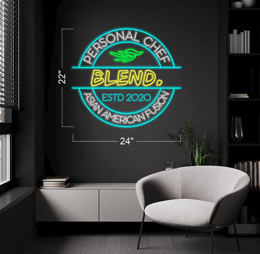 Blend Logo | LED Neon Sign