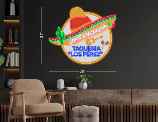 COMIDA MEXICANA | LED Neon Sign