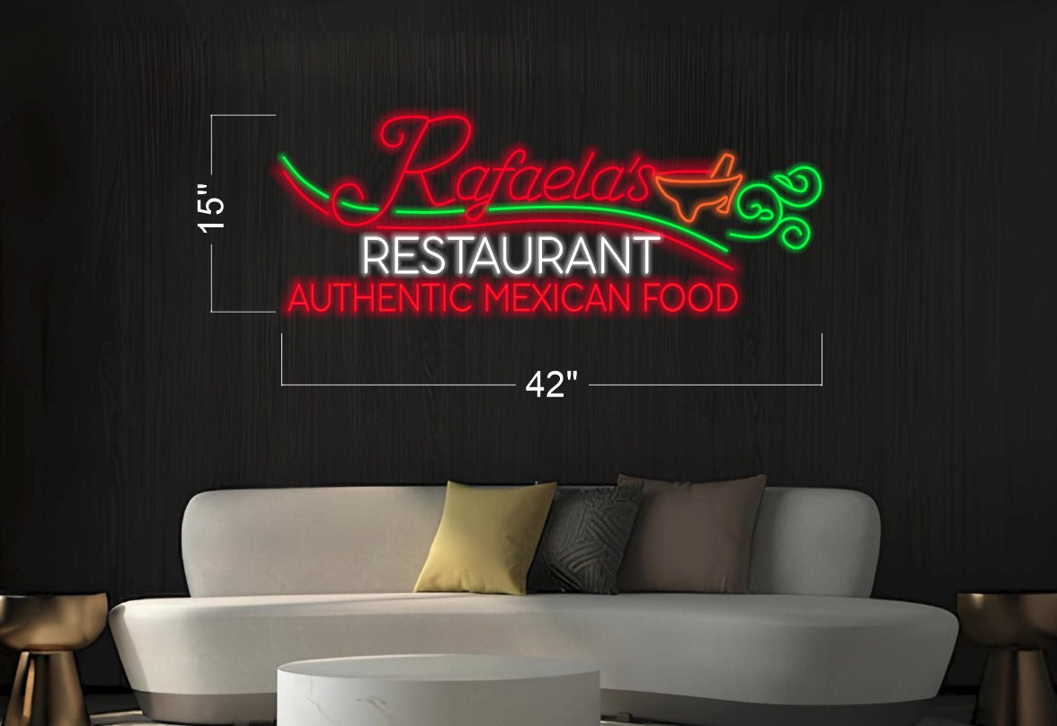 RAFAELAS RESTAURANT SIGN| LED Neon Sign