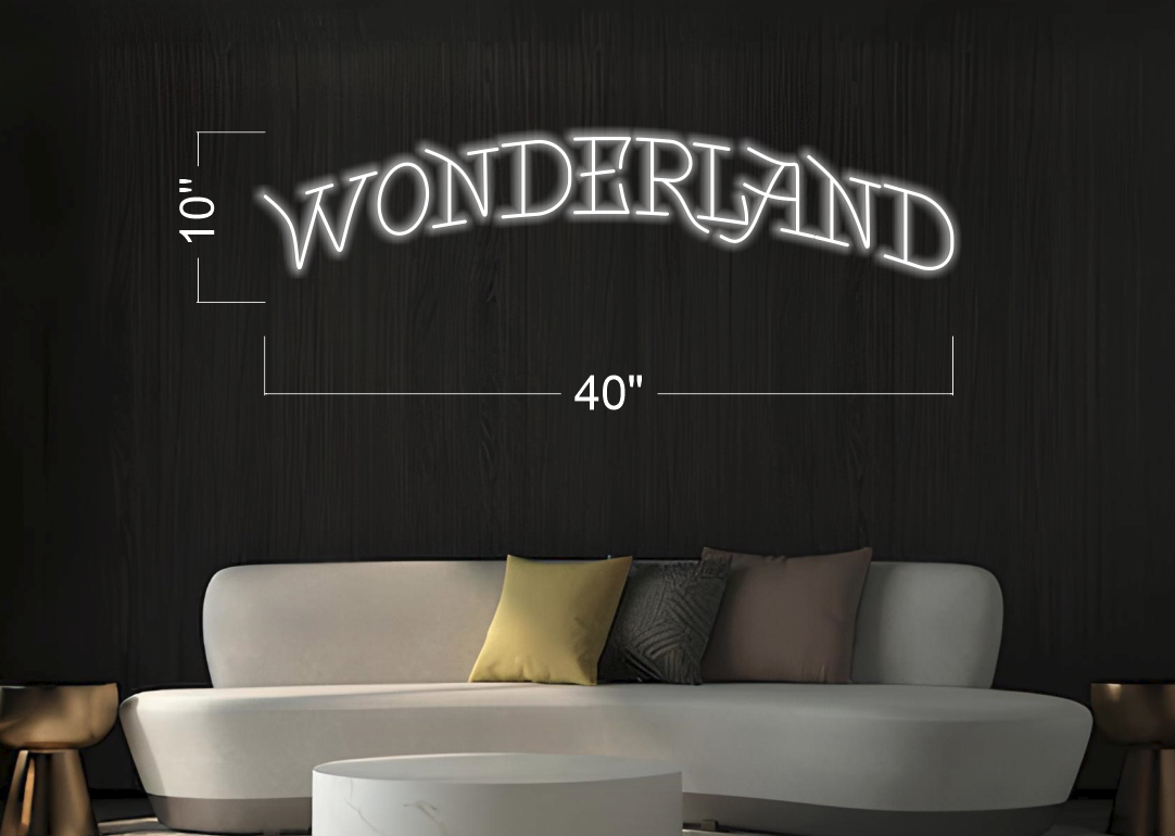 WONDERLAND | LED Neon Sign