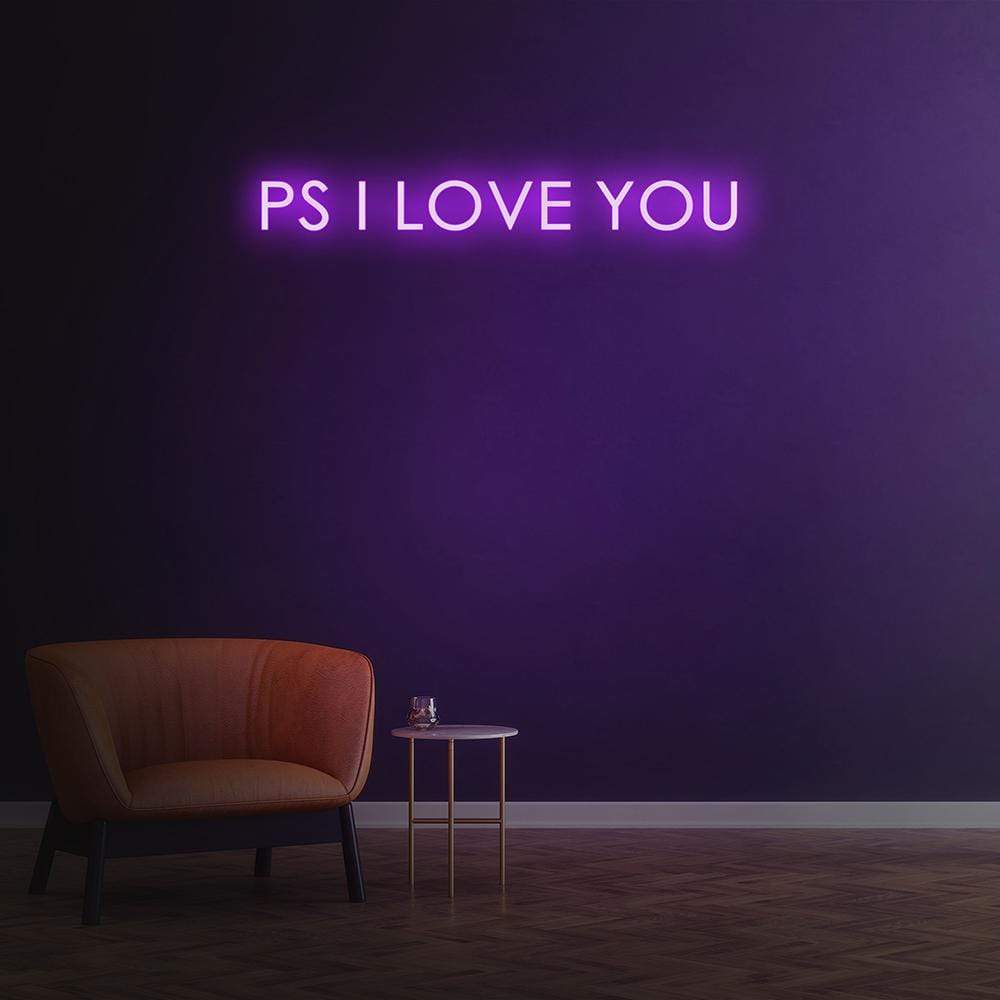 'P.S. I Love You' | LED Neon Sign